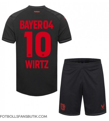 Bayer Leverkusen Florian Wirtz #10 Replika Hemmatröja Barn 2023-24 Kortärmad (+ Korta byxor)